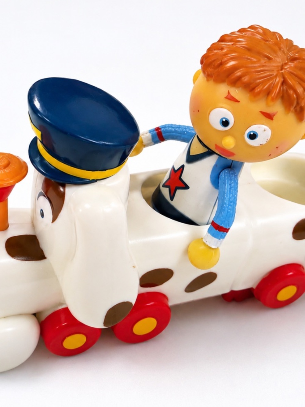 Tickety Toc Pufferty Dog Train & Tommy Figure